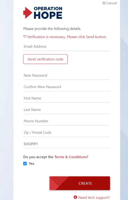 Complete the Self-Identification Form, providing details about your business and confirming your eligibility.